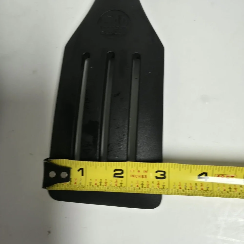 Mad Hungry 2-Pc Silicone Spurtle Set Black Mini Spatula & Slotted Turner